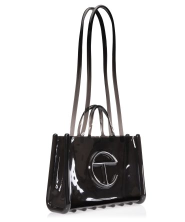 Melissa x Telfar Large Jelly Shopper - Clear Black