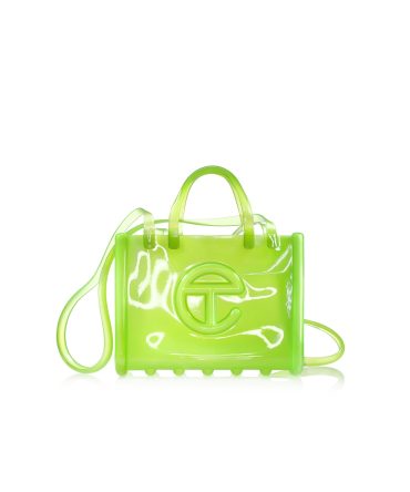 Melissa X Telfar Medium Jelly Shopper - Green