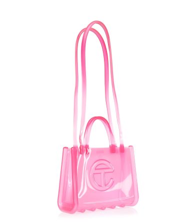 Melissa X Telfar Medium Jelly Shopper - Pink