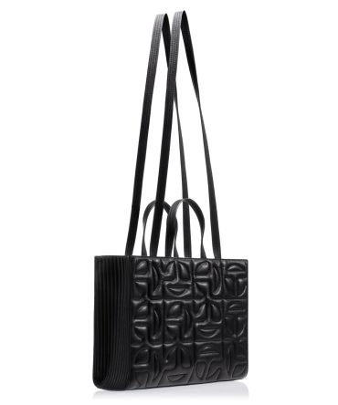 Moose Knuckles x Telfar Quilted Medium Shopper - Black