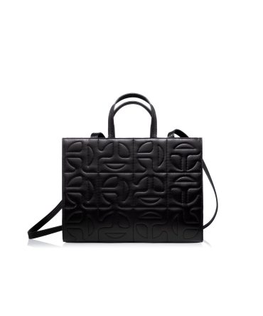 Moose Knuckles x Telfar Quilted Medium Shopper - Black