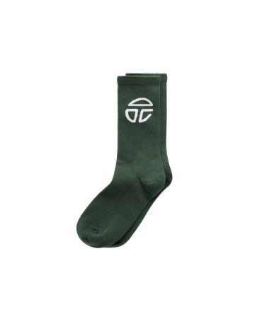 Athletic Logo Socks - Dark Olive