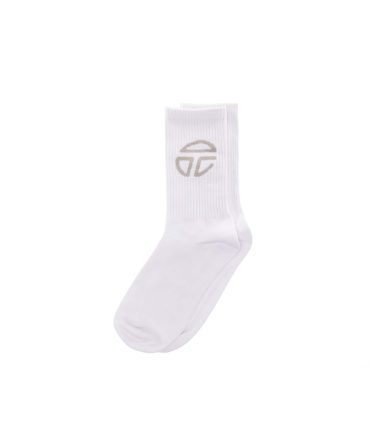 Athletic Logo Socks - White