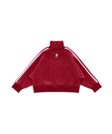 Cropped Track Jacket - Oxblood