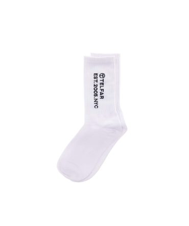 EST. 2005 Logo Socks - White