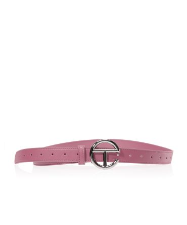 Logo Belt - Silver/Corned Beef