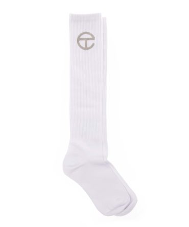 Telfar Logo Socks - White