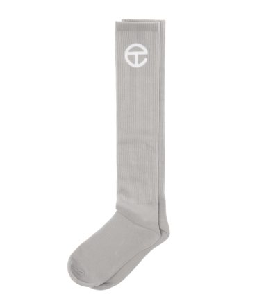 Telfar Logo Socks - Grey