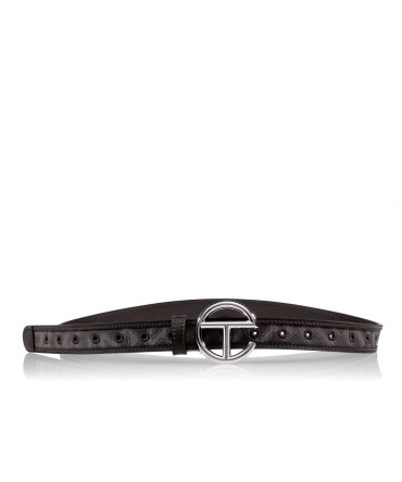 Jacquard Logo Belt - Black Monogram