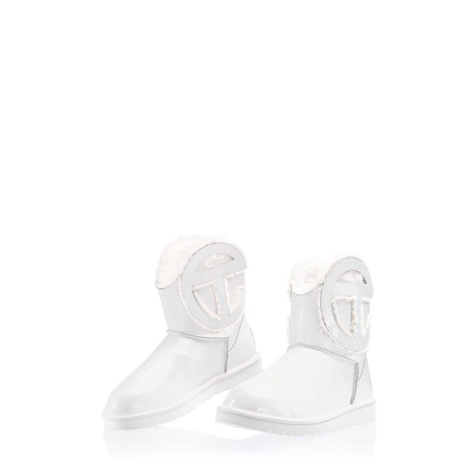 UGG x TELFAR Logo Mini Crinkle - White