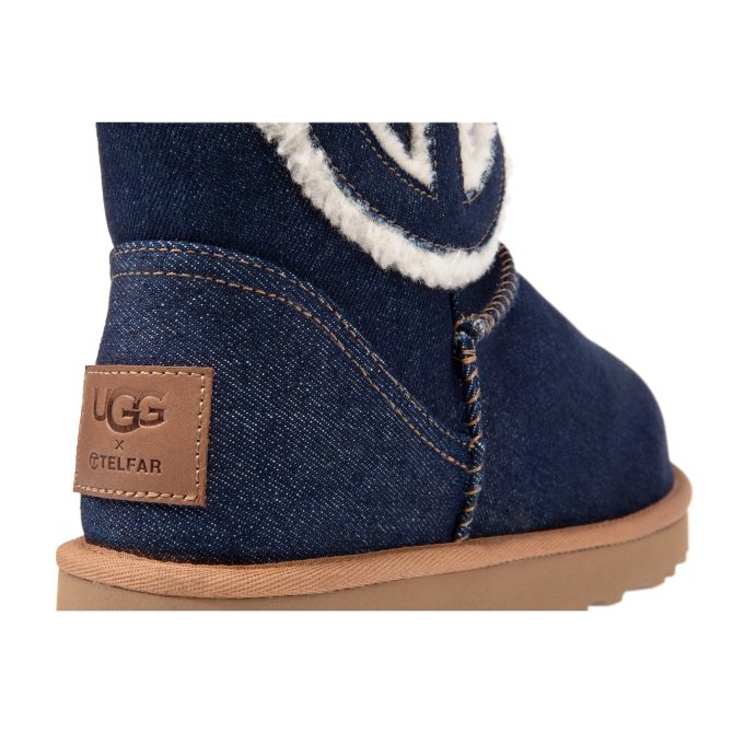 UGG X TELFAR Logo Mini Boot - Denim