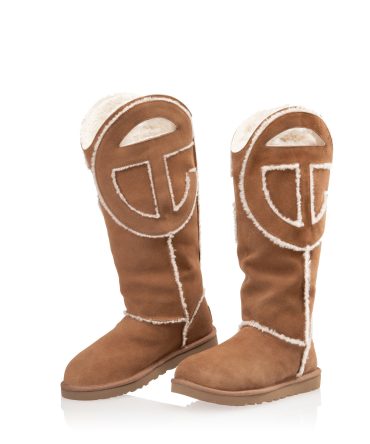 UGG x TELFAR Logo Tall Boot - Chestnut