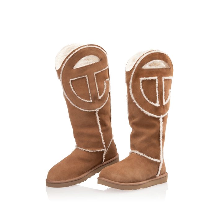 UGG x TELFAR Logo Tall Boot - Chestnut