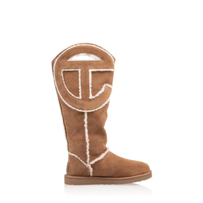 UGG x TELFAR Logo Tall Boot - Chestnut